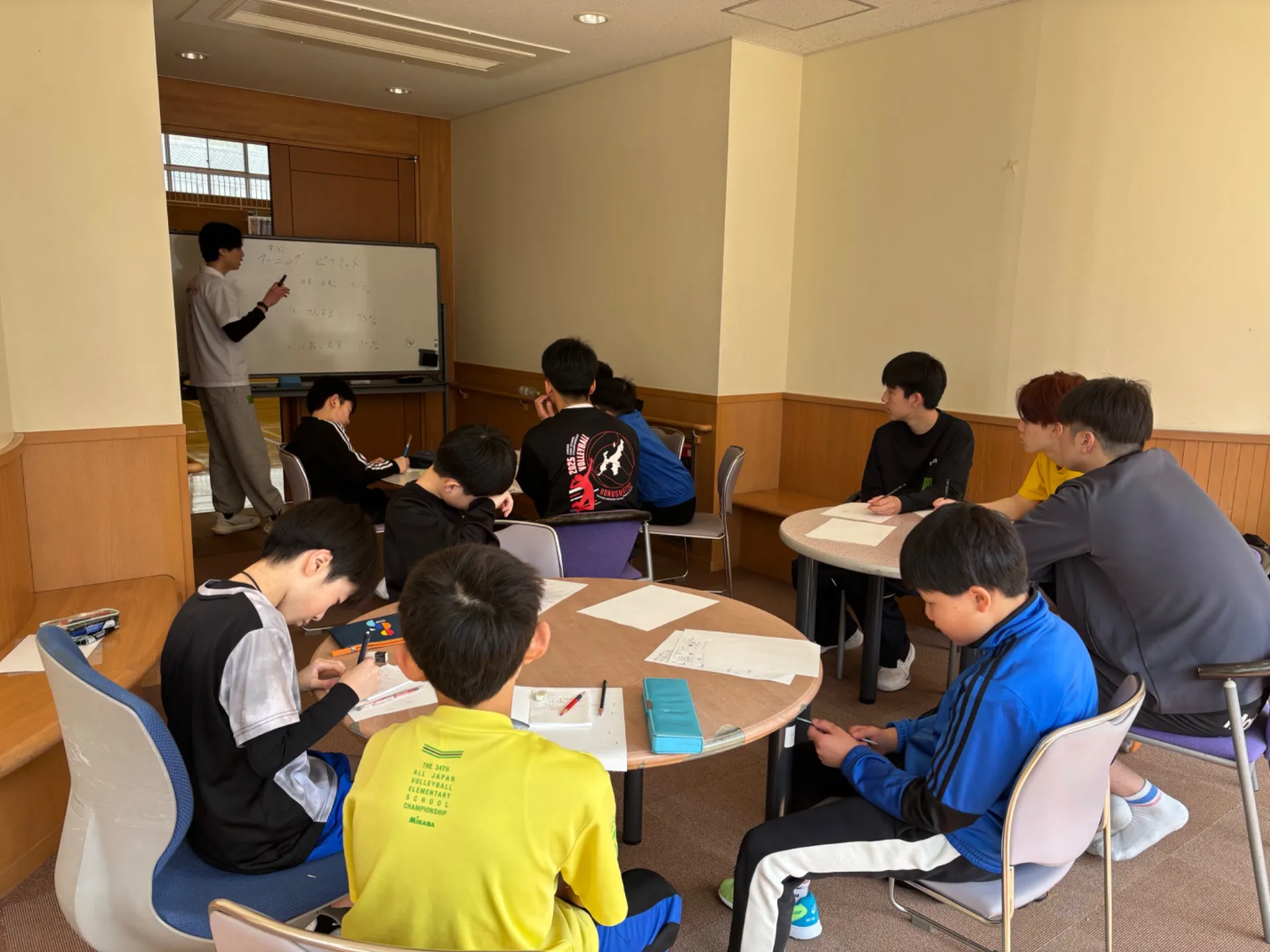 秋鹿伊吹コーチのバレー練習会